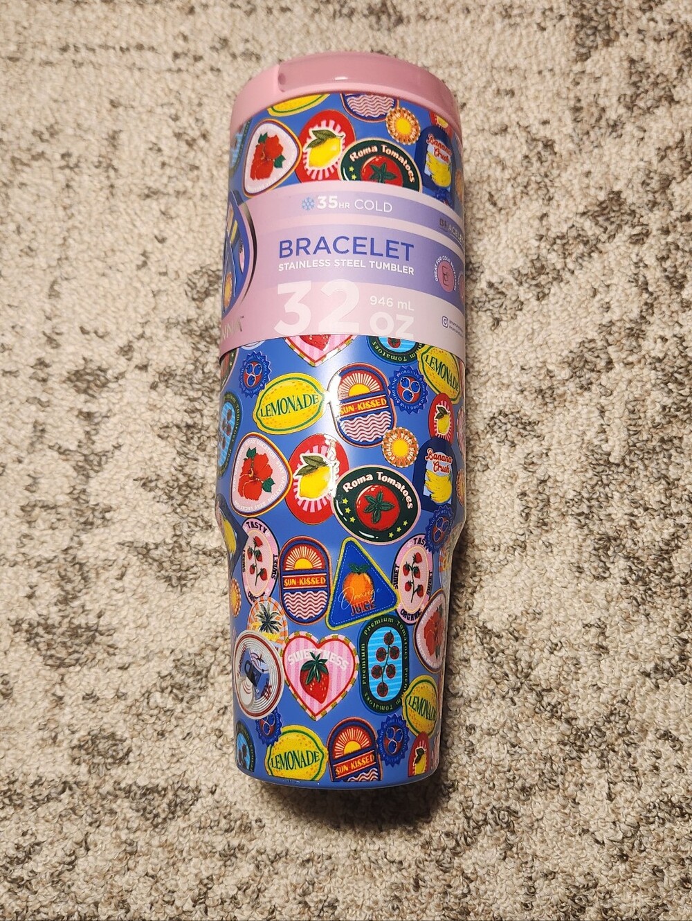 Manna Stainless Steel Summer Print Tumbler
